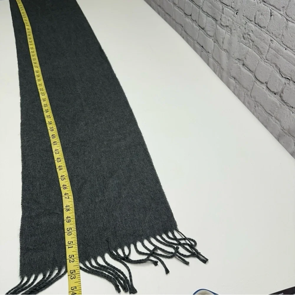 Oscar de la renta Gray Men's Scarf gray   Acrylic